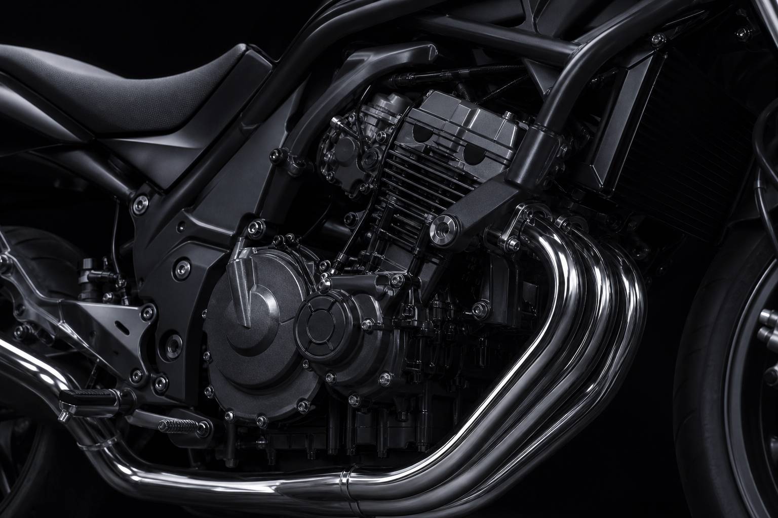 Moteur Honda CBF 600 S mécanique détail sportive