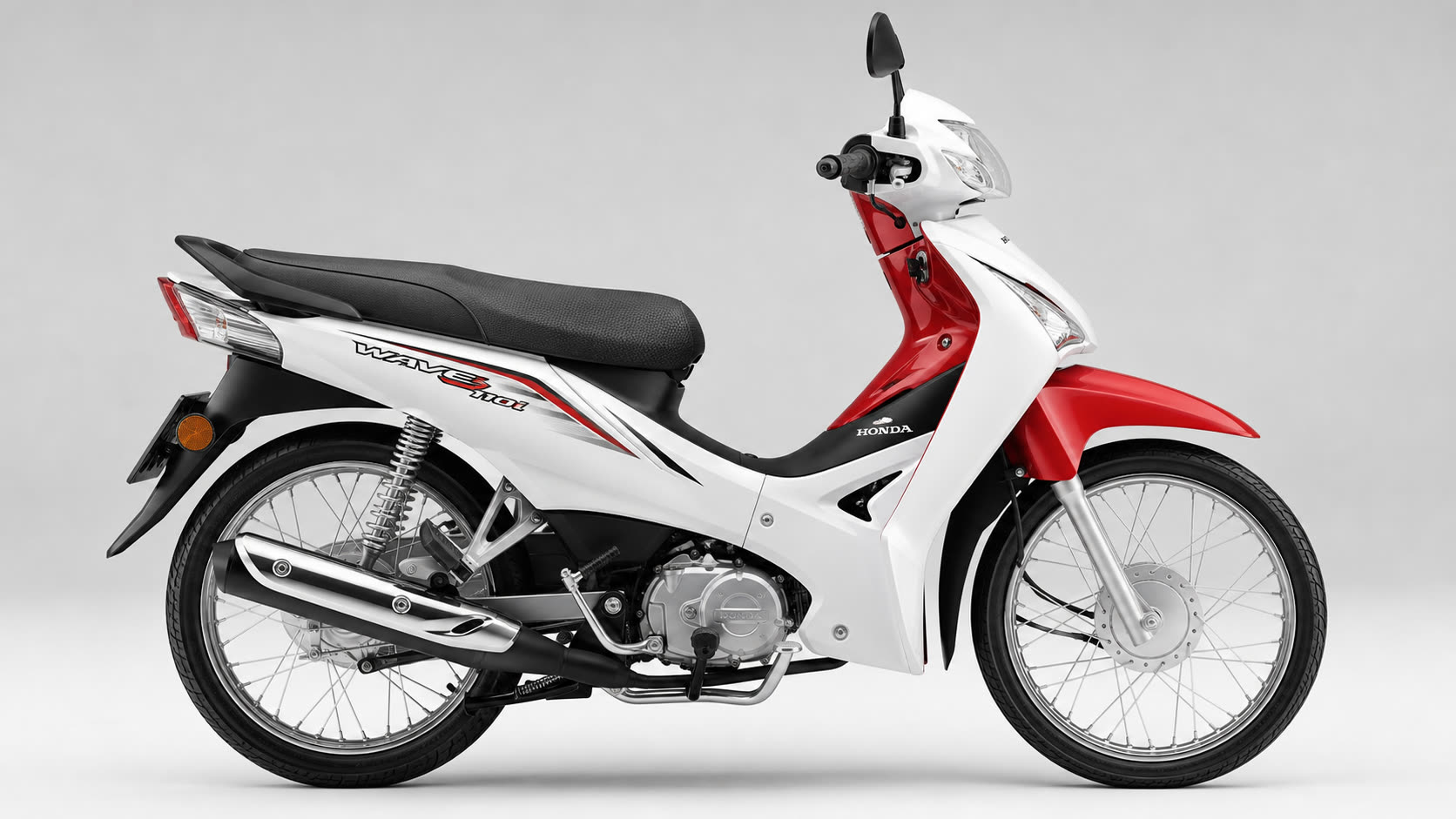 Honda Wave 110i : design Cub et boîte semi-automatique 4 rapports