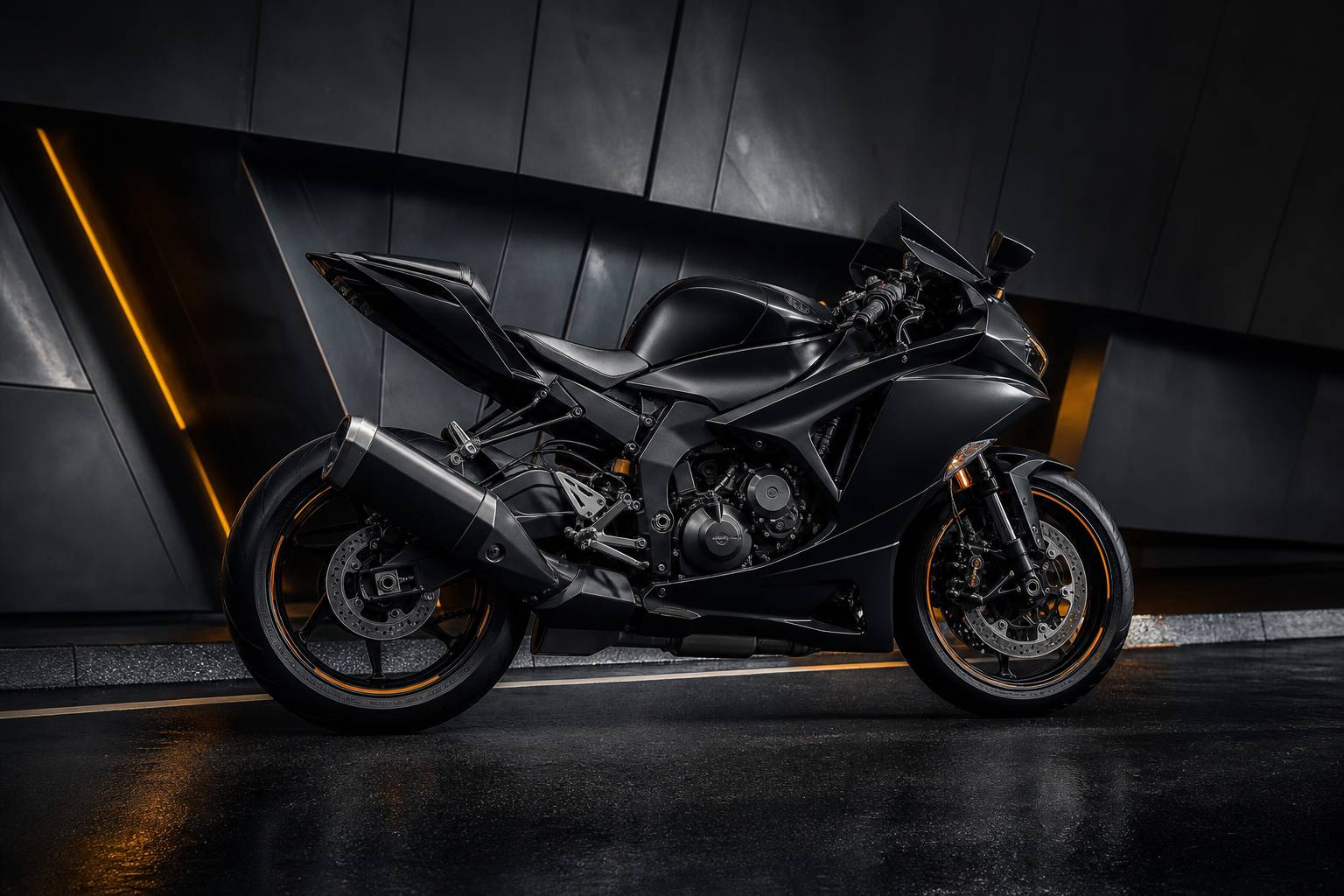 Kawasaki Ninja ZX-6R profil sportif moto supersport route virage
