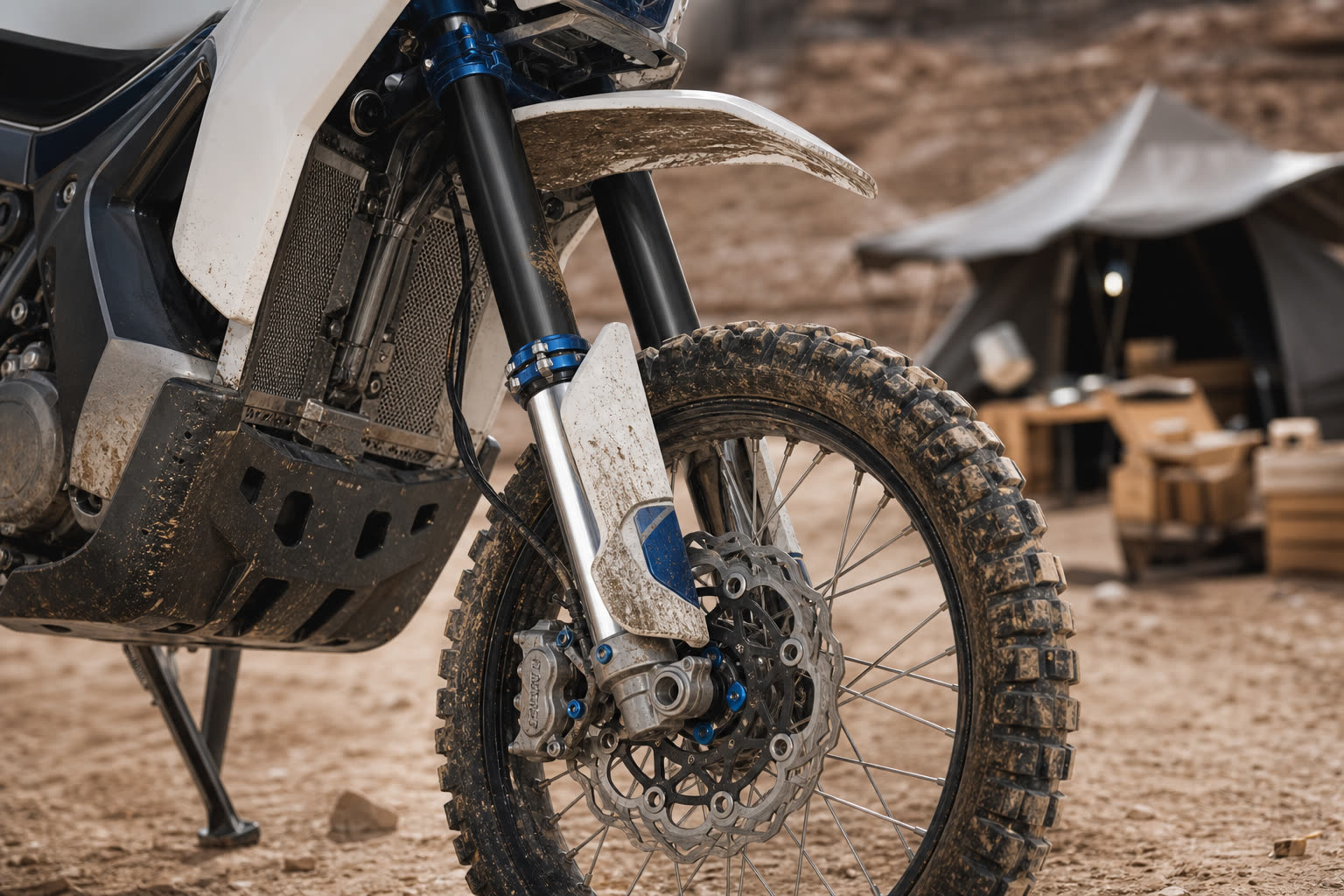 KOVE 450 Rally - illustration article blog moto