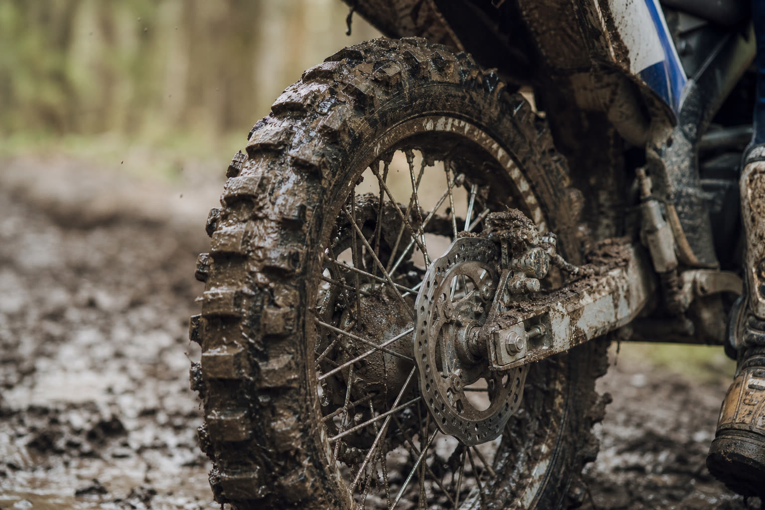 Moto Verte Tout-Terrain - illustration article blog moto