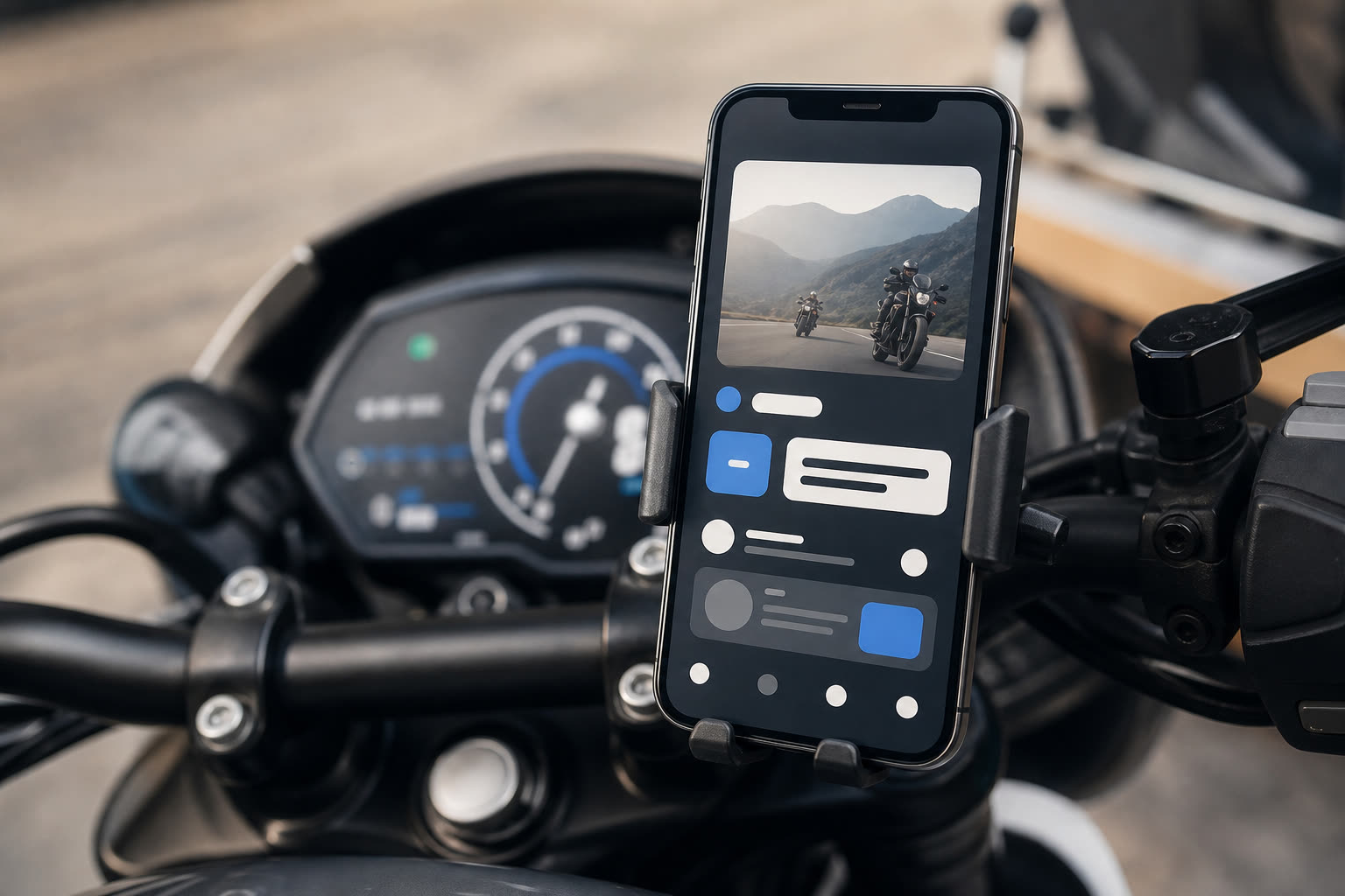 Nouveautés annonce exclusive - illustration article blog moto