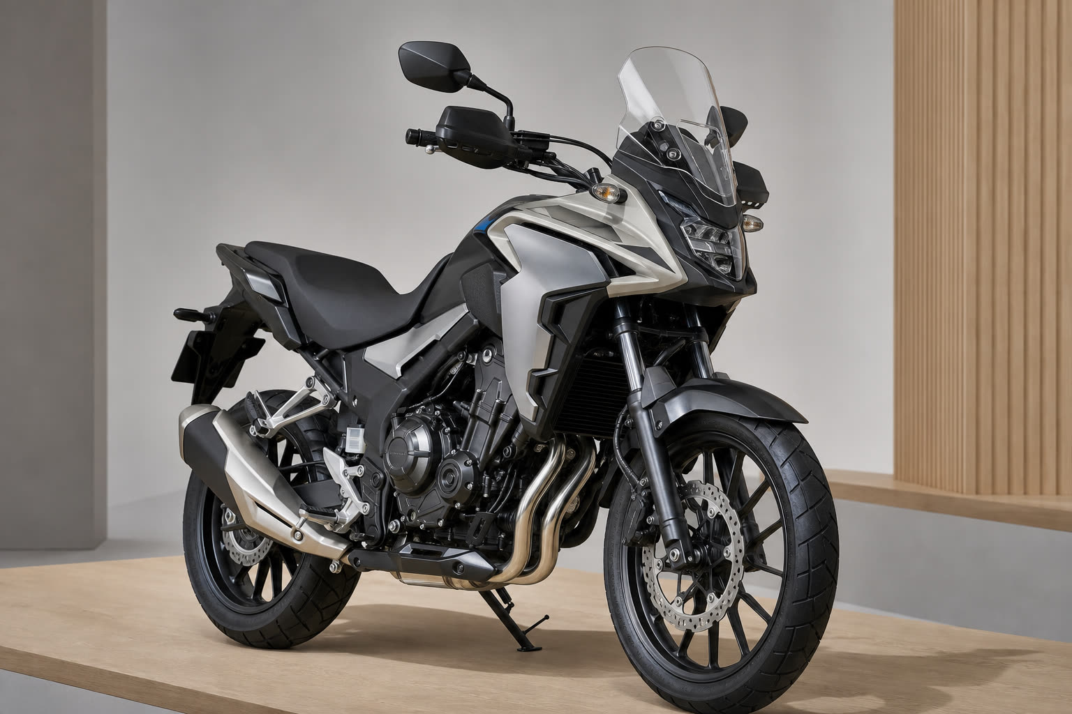 Moteur et cadre Honda CB 500X vue mécanique