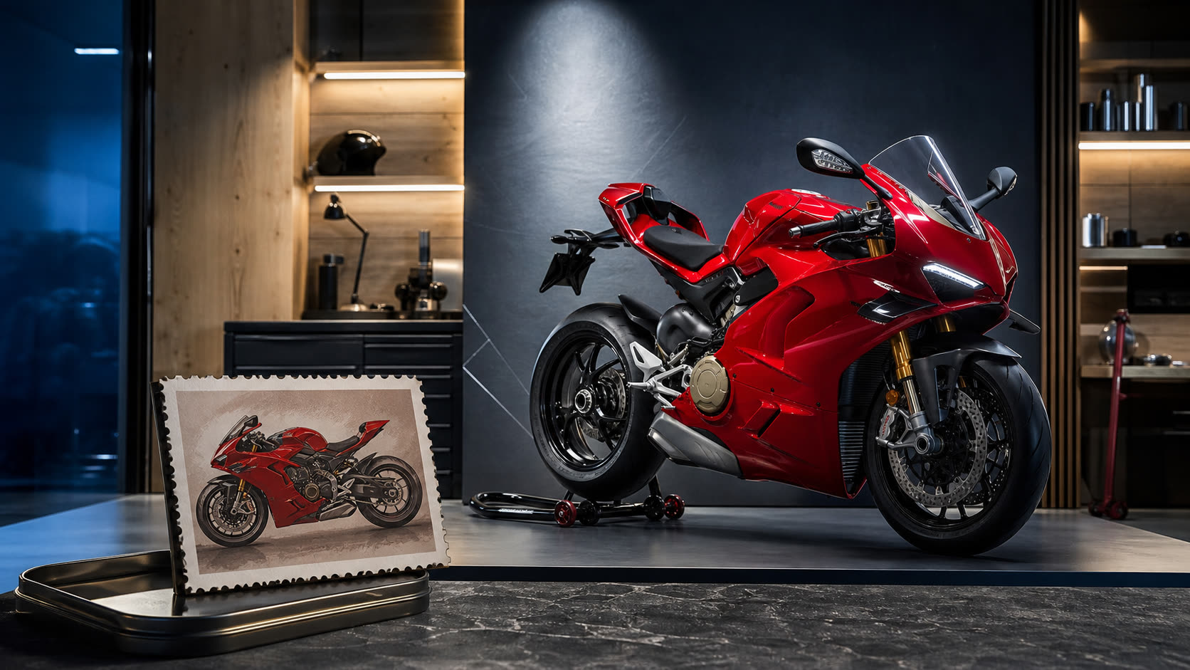 Célébration exceptionnelle : Ducati fête ses 100 ans avec un timbre à son effigie !