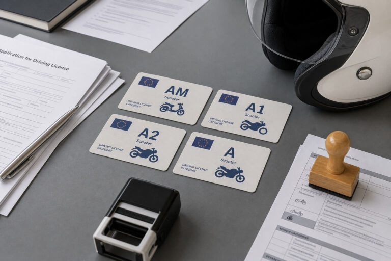 Permis européen A avec mention Automatique (scooter) : notre expérience détaillée de l’épreuve pratique