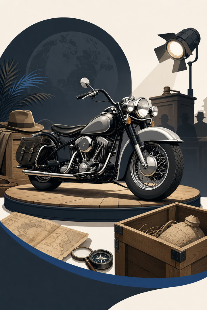 Illustration de l'article Le Monde Captivant des Enchères : Stratégies et Secrets des Ventes aux Plus Offr - moto et deux-roues